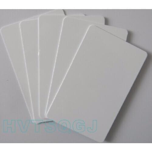 100pcs Free shipping Blank White NFC PVC ISO 213 chip Cards