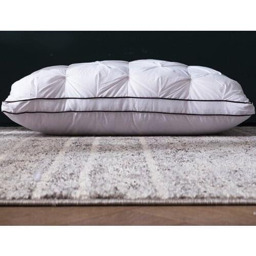 2021 Twisted feather velvet three-dimensional pillow core five-star hotel household cervical spine pillow single pillow core