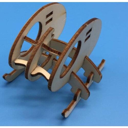 D7WF 3D Assemble Solar Powered Wood Powered Helicopter Plane Puzzle Wood Building Model Kit