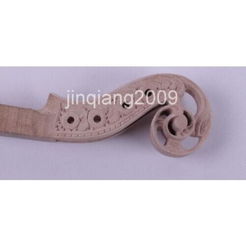 One 4/4NEW Head violin neck Fine flame maple hand made