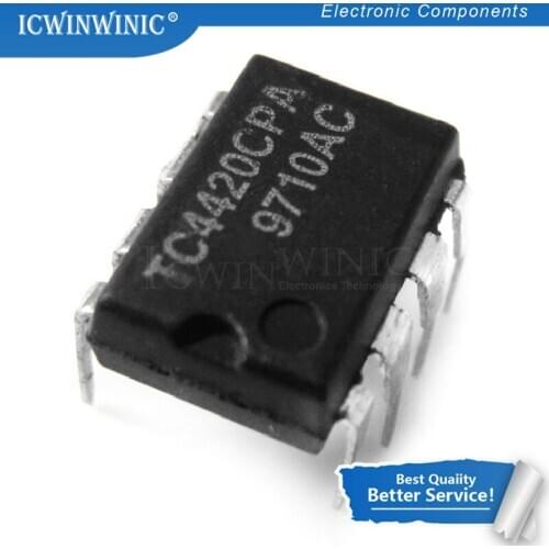 5piece TC4420CPA TC4420 DIP-8 DIP new original In Stock