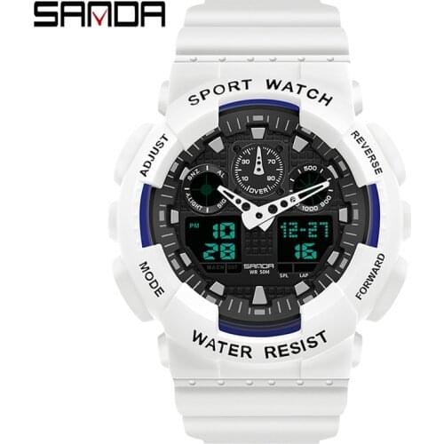 Reloj Hombre Mens Military Watches Sport Women Watch S Waterproof Shock Quartz Digital Double Display Wristwatch For Men Clock