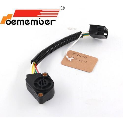 3985226-1 Pedal Sensor-5 Lines Black For Volvo DAF 3171530 20504685 3092815 1063332 20889693