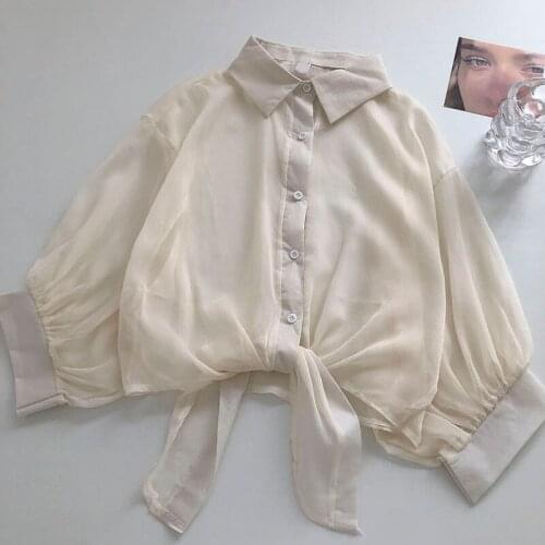 Cheap wholesale 2021 spring summer new fashion casual ladies work women Blouse woman overshirt female OL button up shirts BVy183