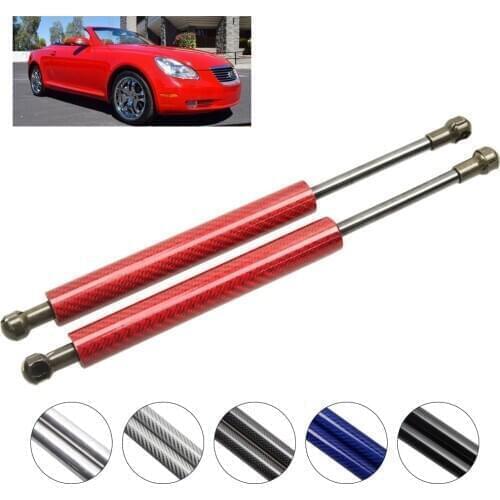 For 2000-2010 Lexus SC430 Auto Convertible Trunk Boot Lift Supports Carbon Fiber Gas Shocks Struts 14.61 inches