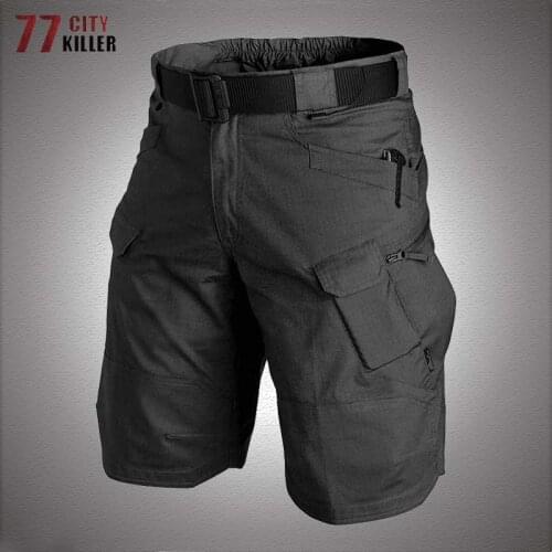 Classic Tactical Shorts Men Upgraded Waterproof Quick Dry Multi-pocket Short Pants Outdoor Hunting Fishing Military Cargo Shorts