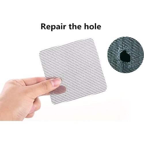 Adhesive Fix Net Window Home Anti Mosquito Fly Bug Insect Repair Screen Wall Patch Stickers Mesh Window Screen Window Net Mesh