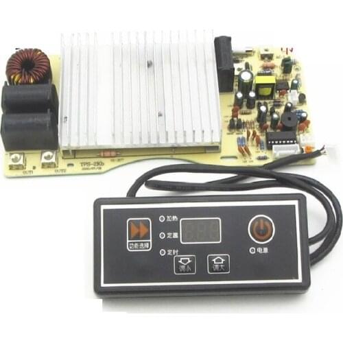 Round hot pot induction cooker motherboard universal board hot pot board general circuit board high power 2000W accessories