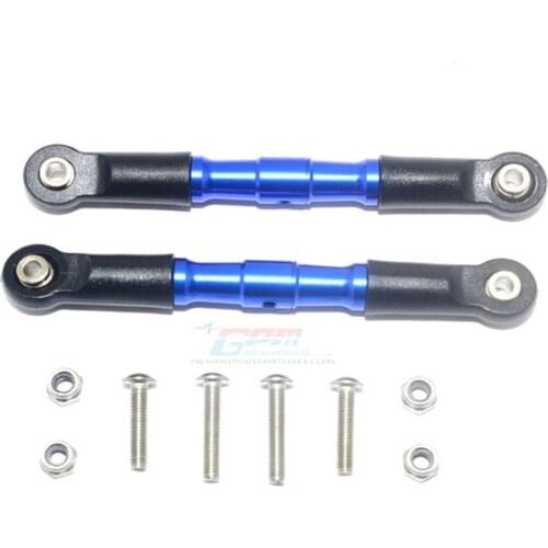 LOSI 1/10 ROCK REY aluminum alloy positive and negative teeth front upper arm rod with nylon rubber wave foot metal wave boy