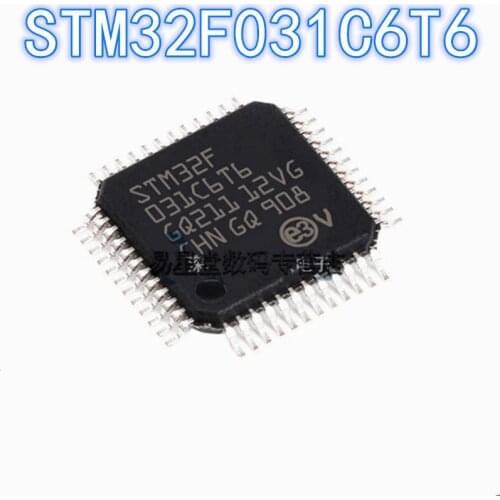 2PCS-20PCS 100% new original authentic STM32F031C6T6 QFP-48 32F031C6T6 QFP48 32-bit microcontroller chip