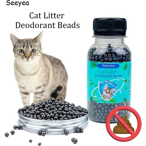Seeyea Cat Litter Deodorizing Supplies For Cat Toilet Cleaning Pet Removaling Excrement Stink Deodorant Beads Pet Cat Supplies