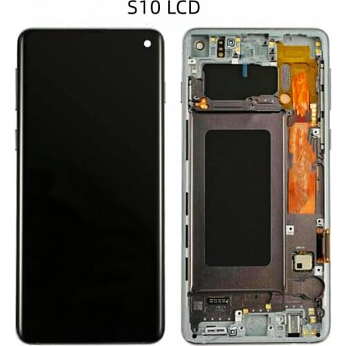 NEW ORIGINAL AMOLED S10 LCD For SAMSUNG Galaxy S10 G973F/DS G973F G973 S10 Plus G975 G975F G975F/DS Touch Screen Digitizer