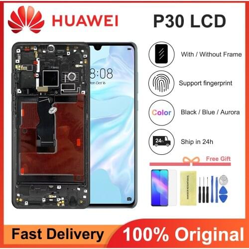 6.1" Original For HUAWEI P30 Display ELE-L29 ELE-L09 ELE-AL00 LCD Touch Screen Digitizer Display Replace For Huawei P30 LCD