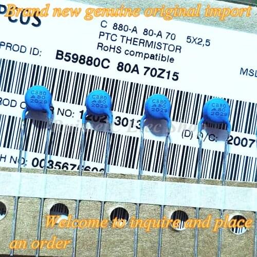 Free Shipping For All 5/10PCS PTC C100 C880 C890 C870 C850 C860 C975 C1451 C1412 original imported thermistor 80/160/130 degrees
