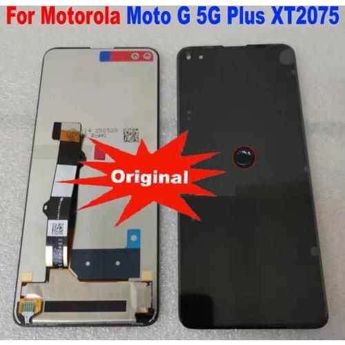 Original Best Glass Sensor LCD Display 10 Point Touch Screen Digitizer Assembly For Motorola Moto G 5G Plus Smartphone Pantalla