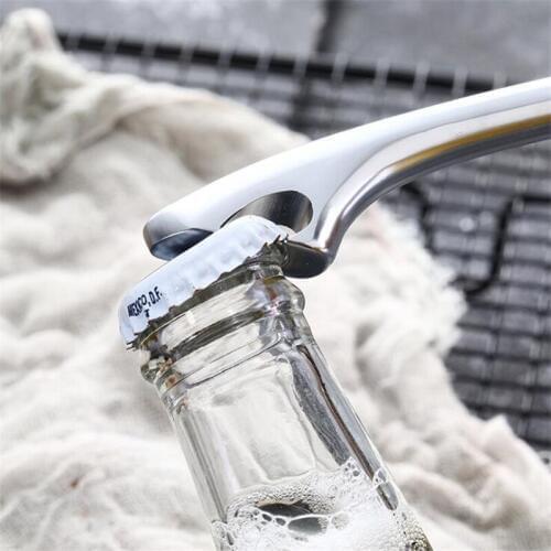 Zinc Alloy Beer Bottle Opener Anti-skid Cap Wine Bottle Opener Kitchen Tools Creative Design Can Opener Bar Tool