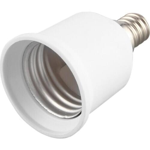 Fireproof Plastic Converter E12 To E27 Adapter Conversion Socket High Quality Material Socket Light Bulb Adapter Lamp Holder