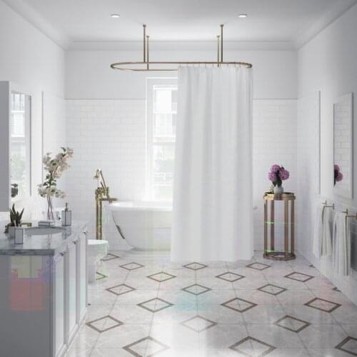 Modern Marble Self Adhesive Ceramic Floor Tile Stickers Waterproof Wallpapers Floor Sticker Non Slip Floor Wall Decor Panels