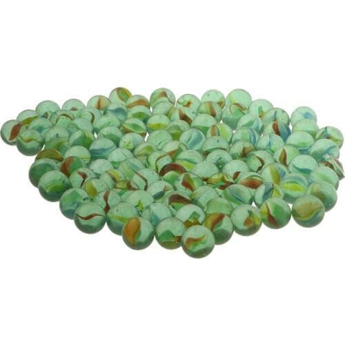 16mm Marble Cats Eye Glass Balls | Aquarium Fish Tank Decorations | Vase Fillers | Checker Game Replacement | , Pack of 100