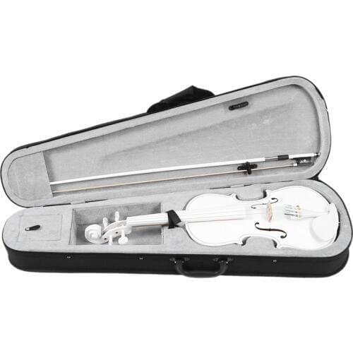 Student Violin 4/4 Full Size Violin Violin Set Child Beginner White Violin