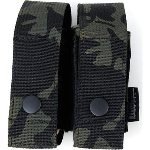 TMC Tactical Airsoft SS76 Double Gren Pouch Vest MOLLE Bag MCBK Pouch Combat Gear Free Shipping TMC2735