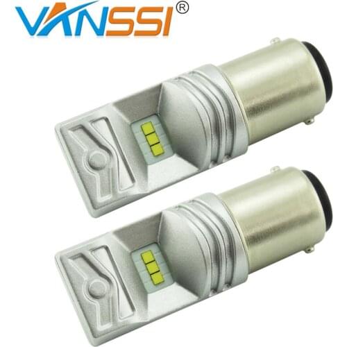 VANSSI 2pcs Super Bright 2000lm 1157 Bay15d P21/5W LED Tail Brake Parking DRL Light Bulbs DC12-24V