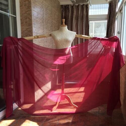 Hot-selling good quality chinese real silk dancing Veil for Party or Show pure belly dance silk veils
