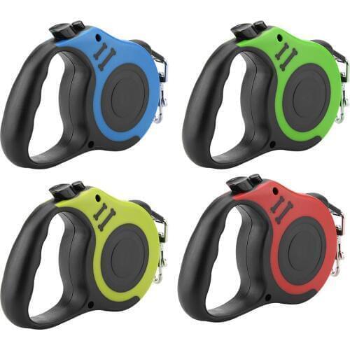 3/5M Dog Retractable Leash Automatic Winding Rope Walking Traction Leashes for Carrying Pet Training Traction Dog Accessories