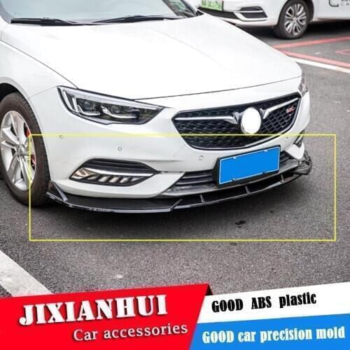 For Opel Insignia Body kit spoiler 2017-2019 For Insignia ABS Rear lip rear spoiler front Bumper Diffuser Bumpers Protector