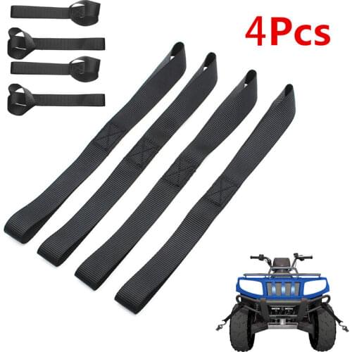 1PCS/4PCS 30.5x2.5x0.1cm Motorcycle Tie Downs Luggage Bandage Soft For Car Motorbike Loops Straps