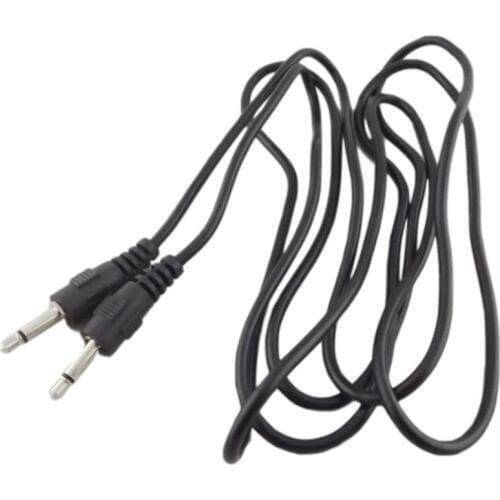 10pcs 3.5mm 1/8" Male Mini Plug To Male Monaural Mono Audio Extension Cable Nickel 5ft 3ft