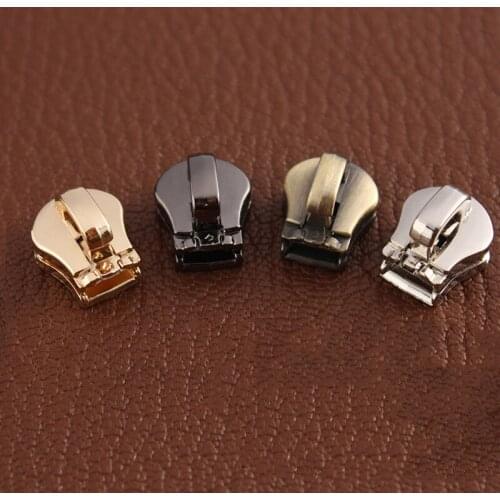 10pcs Metal 5# Zipper for Open-end Jeans Down Coat Jacket Garment Bag Zippers for Sewing Leather Craft