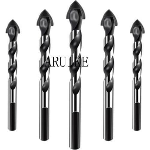 10PCS 6mm/8mm/10mm/12mm Bits twist Drill Triangle Ceramic Tile Cement Tungsten Carbide Accessories Supply