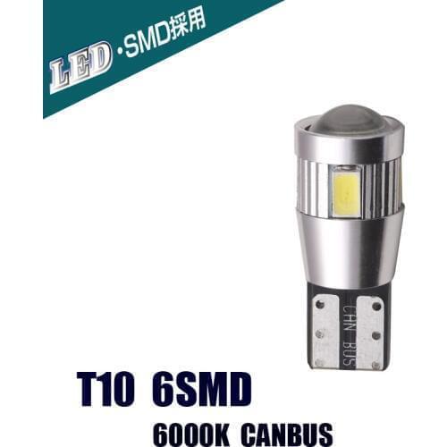 12V T10 CANBUS LED Automotive Trucks Rear Lights Hight Quality Factory Sales LED Cars Bulbs Super Bright 6000K