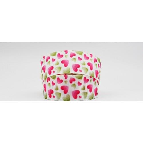 16mm/22mm/25mm/38mm/75mm Love Print Grosgrain Ribbon 10/25/50yards Diy Gift Wrapping Paper Sewing Decoration