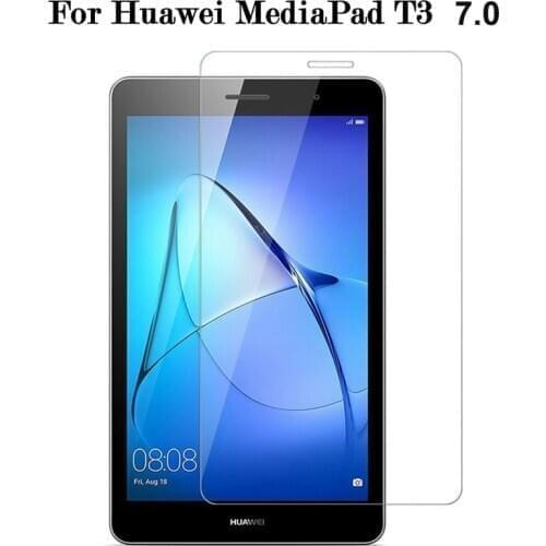2PCS 9H Screen Protector for Huawei Mediapad T3 3G/4G 7.0 Tempered Glass Case For Huawei T3 7 inch WIFI Screen Protective Film