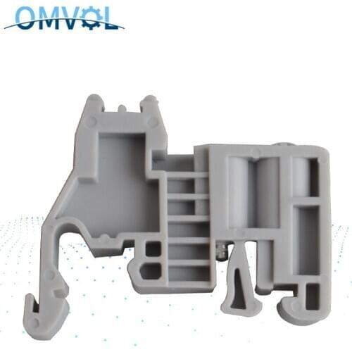 2pcs UK Terminal Block circuit breaker Din Rail Clips