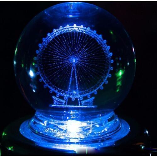 2017 New Creative Gift Birthday Present of Music box Glowing music box/Rotating music box