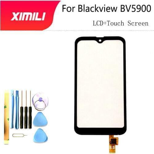 5.7 inch 100% original Touch Screen For blackview bv5900 Touch Screen Digitizer Glass Replacement For bv 5900 Mobile Phone+Tools