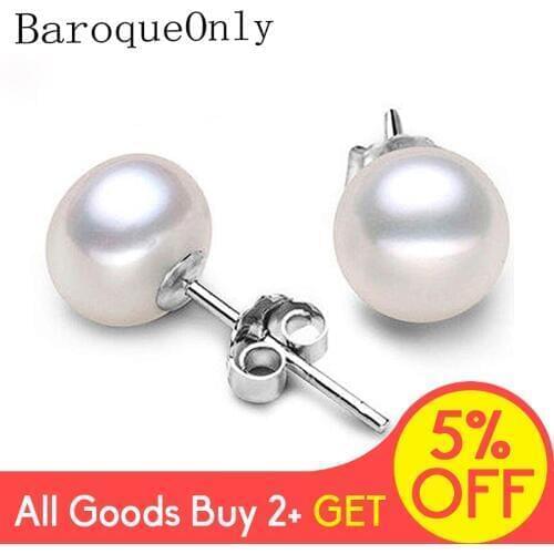 BaroqueOnly Women's Silver Earrings