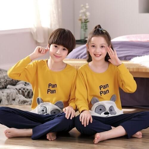 Childrens Pajamas Cotton Pajama Set Girl Pyjamas Boys Pajamas Sets Child Girls Pijama Cartoon Baby Unicorn Sleepwear