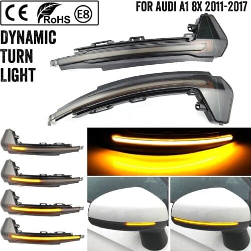 Dynamic Blinker for Audi A1 8X LED Turn Signal 2011 2012 2013 2014 2015 2016 2017 Light Mirror Indicator repeater