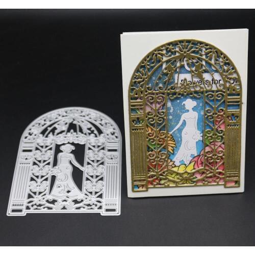 Beauty pattern cutting mold mold embossing card scrapbooking card album decoration metal crafts