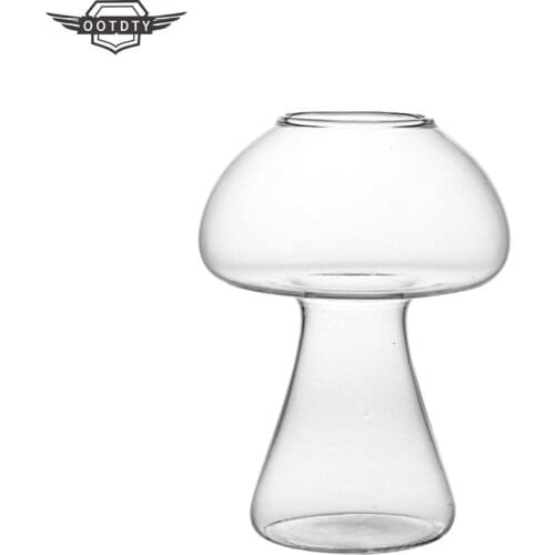 Mushroom Design 380ml Cocktail Glass , Novelty Drink Cup for KTV Bar Night Party