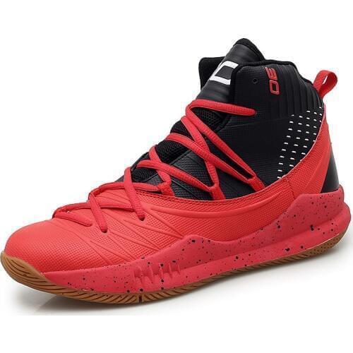 New sneakers Men high cut Basketball shoes Breathable anti-skid Wear resistant Practical boots Couple jogging walking shoes