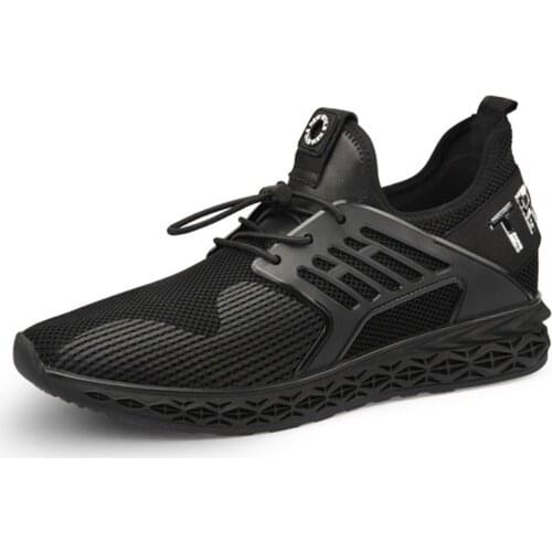 Fashion Mens Height Increasing Shoes Sneakers Get Taller 2.36 inches 2019 New Summer Hollow Breathable Elevator Sports Shoes