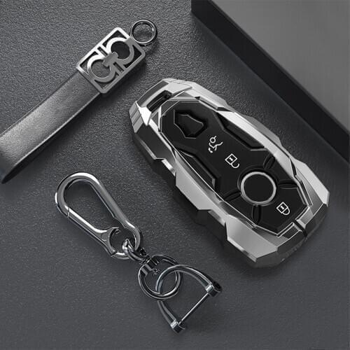 New Zinc Alloy Car Remote Key Case Cover Fob Holder For Mercedes Benz E-Class W213 2016 2017 3 Button Smart Key Car Accessories