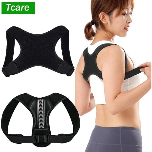 Tcare Adjustable Posture Corrector Preventing Humpback Protection Spine Pain Relief Correction Belt Unisex Back Shoulder Support