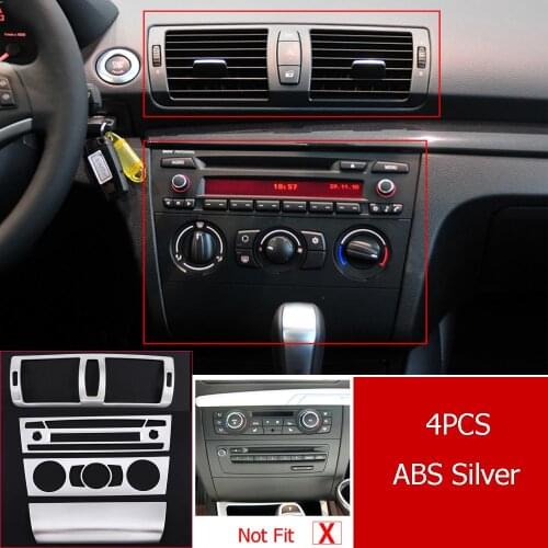 Center Control Volume Air Vent Outlet Trim For BMW 1 Series E81 2007-2011