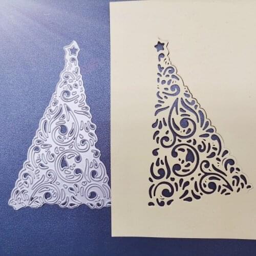 Christmas tree Metal steel frames Cutting Dies DIY Scrap booking Photo Album Embossing paper Cards 70*110mm